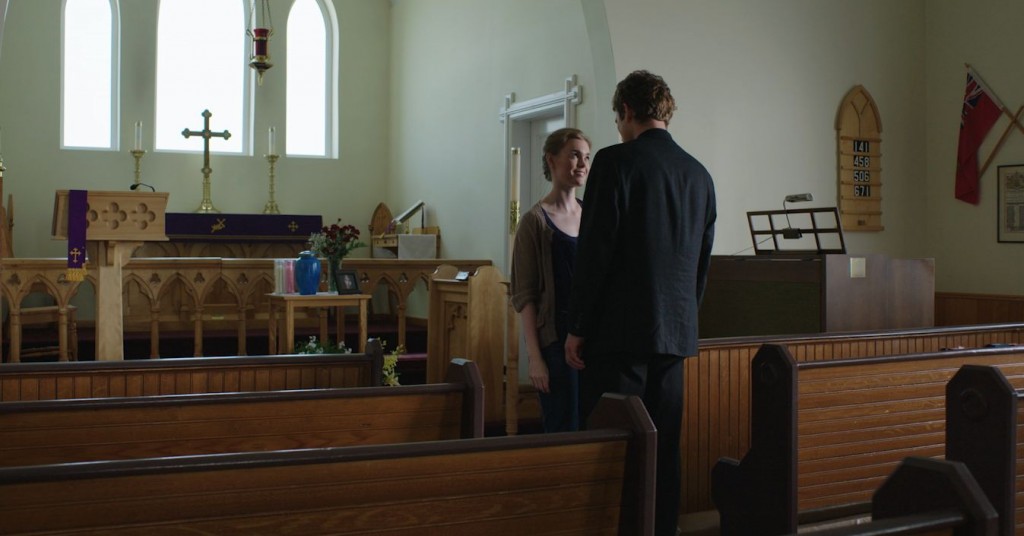 Hilary Connell as Abigail Scott and Anthony Shuster as Tom Decker.